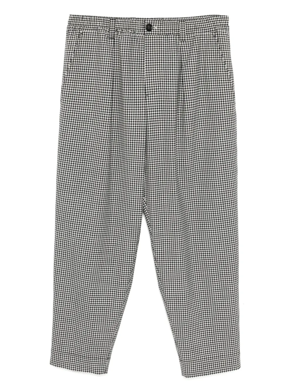 Marni checked print pants | Black | Image 1
