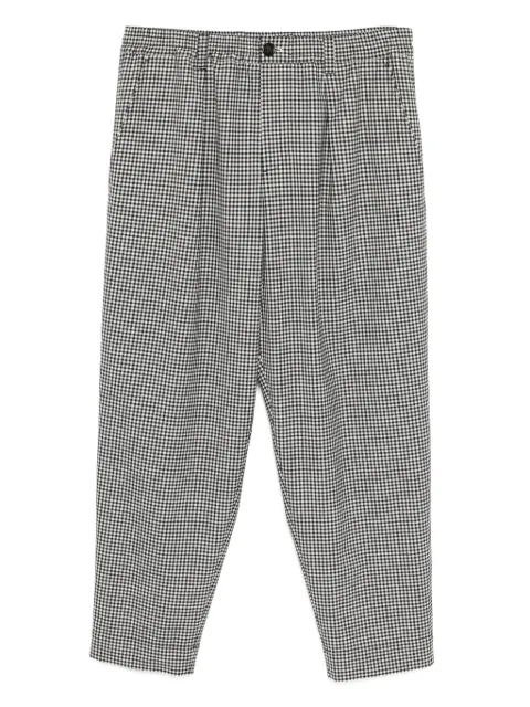 Marni pants con cuadros estampados