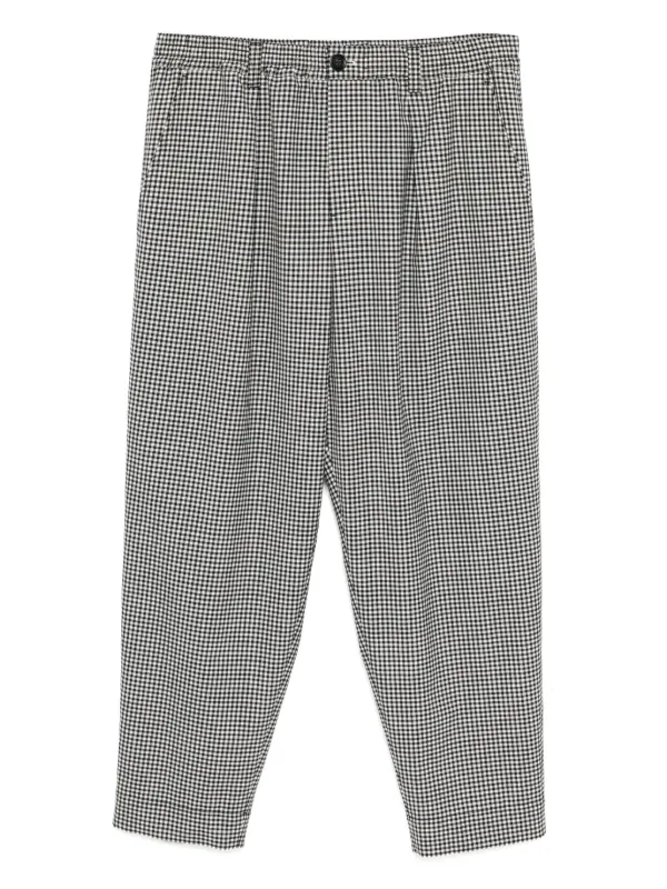 Marni チェック パンツ | ブラック | FARFETCH JP