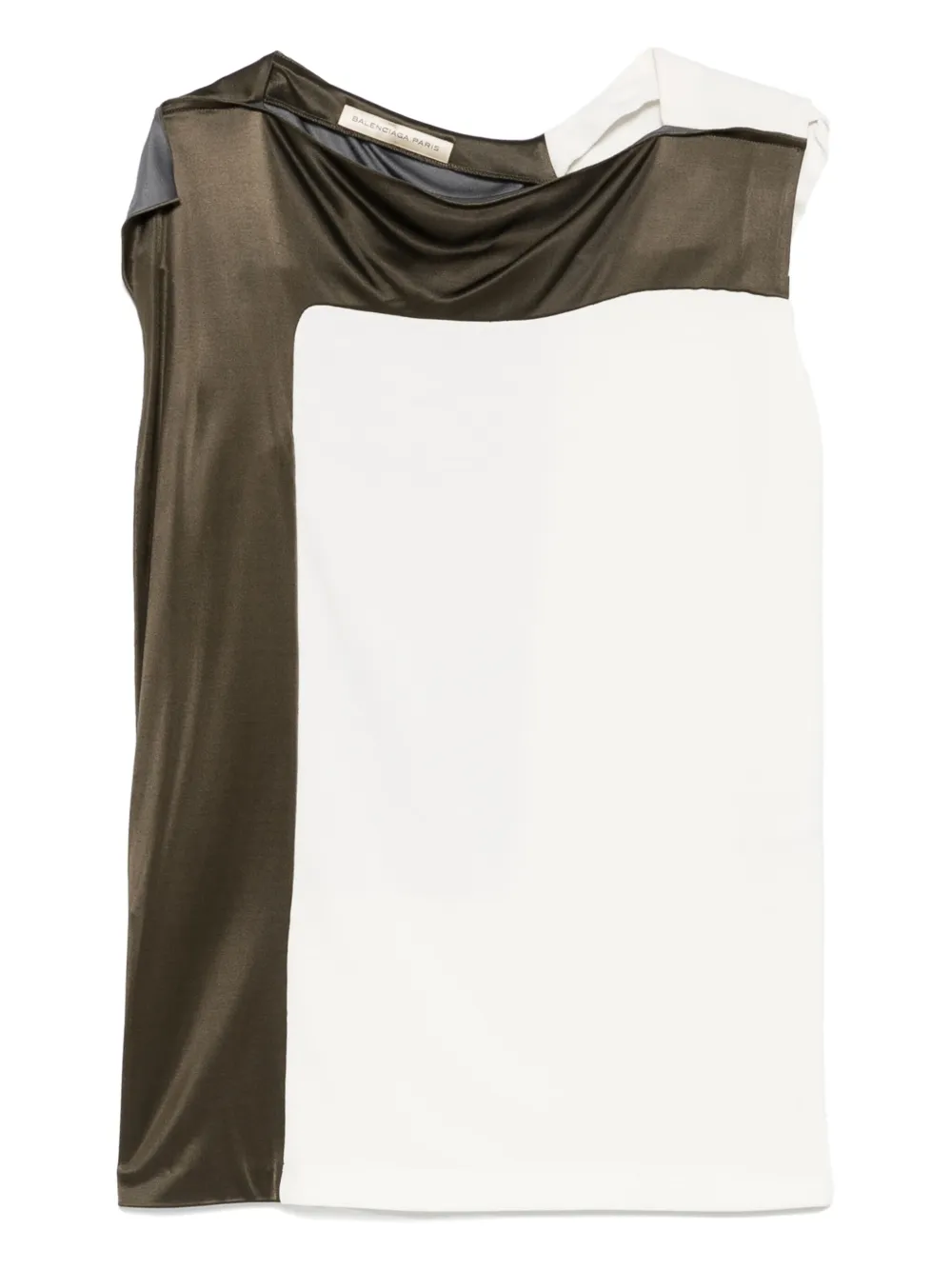 Pre-owned Balenciaga 2010s Two-tone Blouse