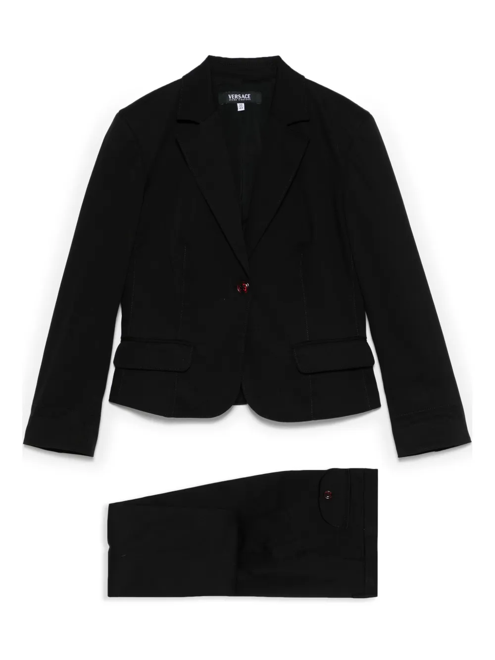 Versace Pre-Owned jakkesæt i uldblanding fra 00'erne | sort | Image 1