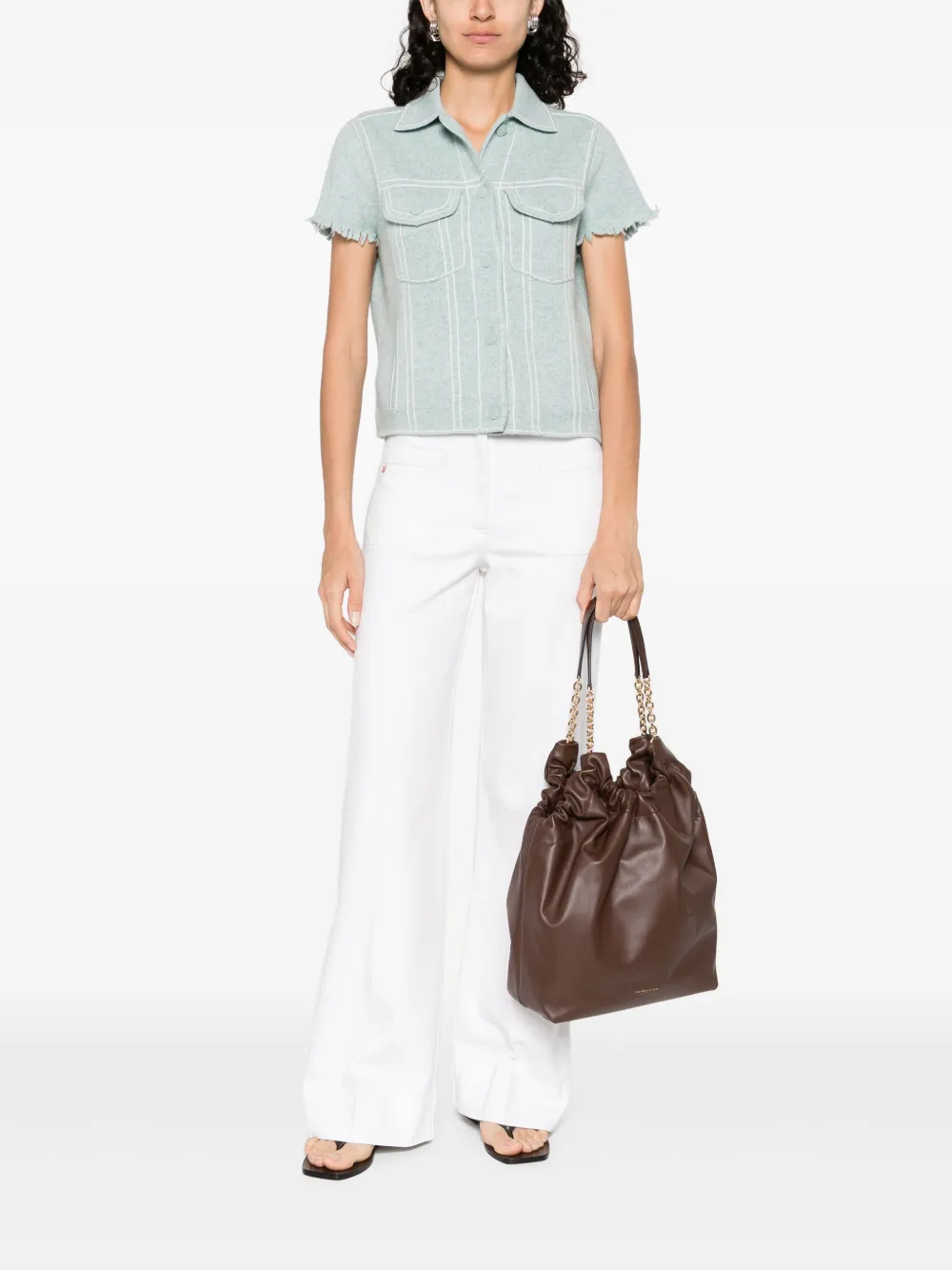 Kujten cashmere shirt - Groen
