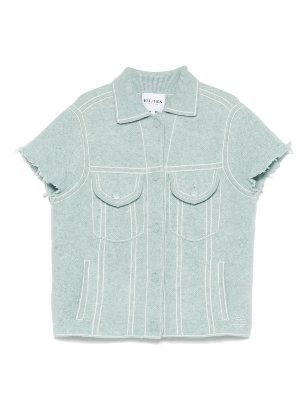 kujten cashmere shirt - Verde