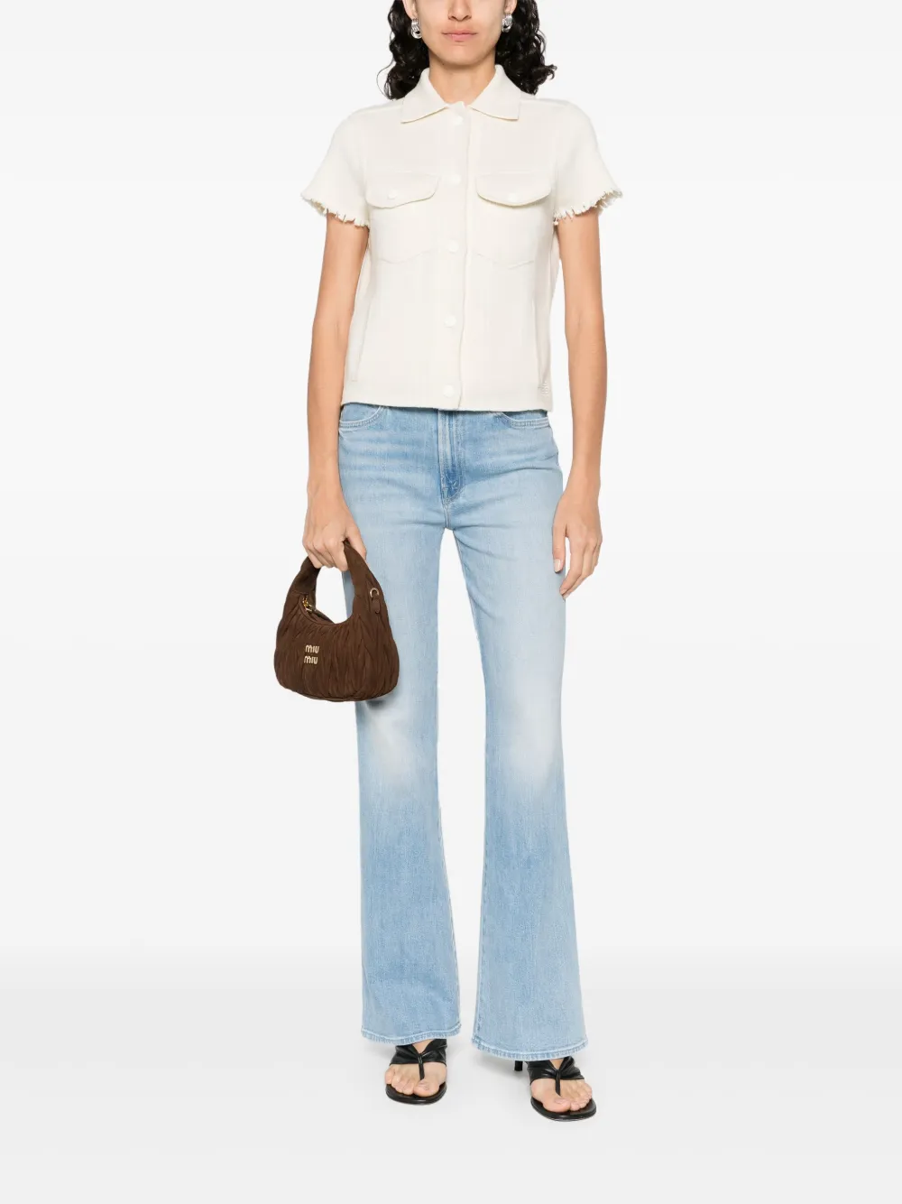 Kujten Kasjmier blouse - Beige