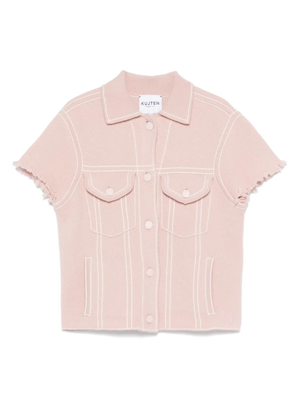 kujten cashmere knitted top - Rosa