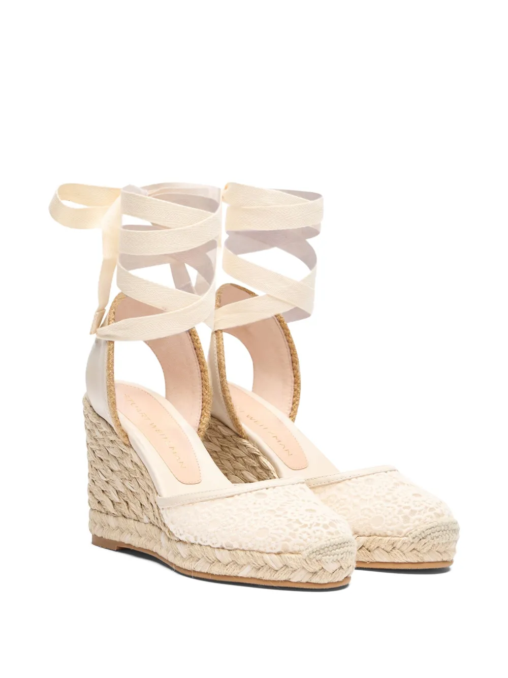 Stuart Weitzman 80 mm Marguerita espadrilles - Beige