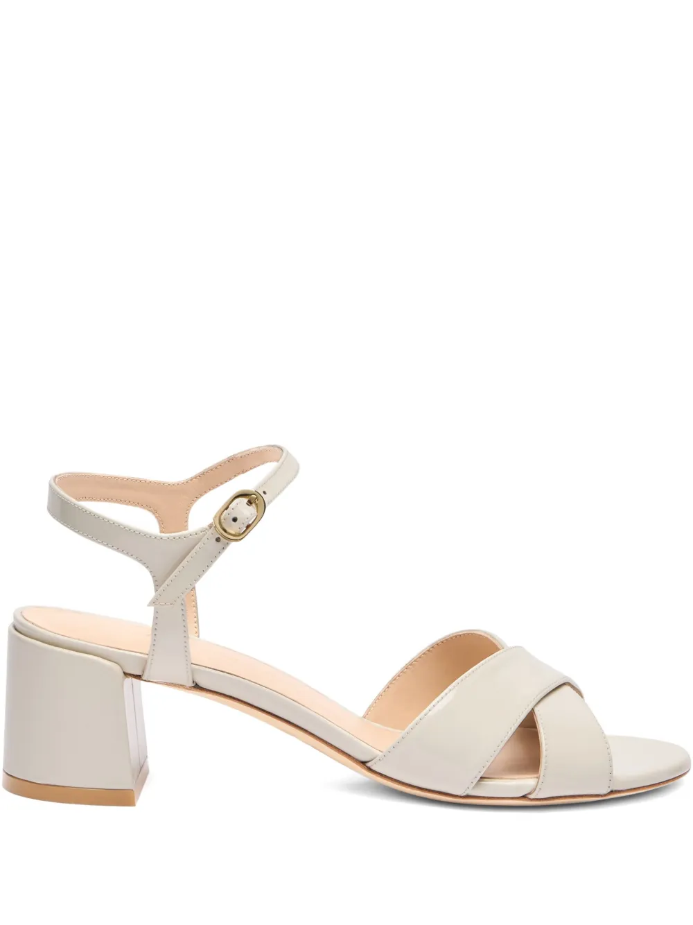 Stuart Weitzman 50mm Dayna sandals Neutrals
