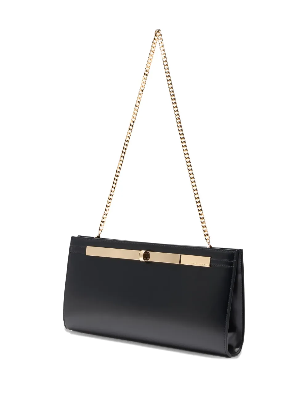 Stuart Weitzman Leren clutch Zwart