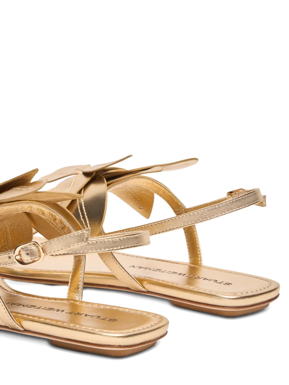 Stuart Weitzman Paradise sandals Gold