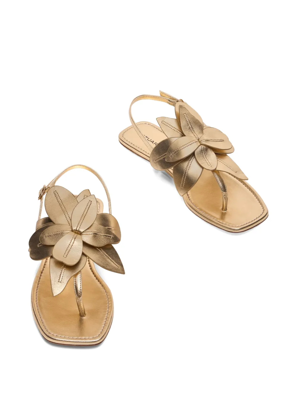 Stuart Weitzman Paradise sandals Gold
