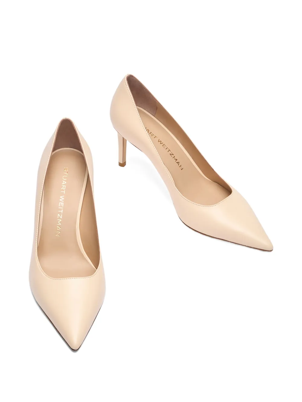 Stuart Weitzman 75mm Stuart Power pumps Beige
