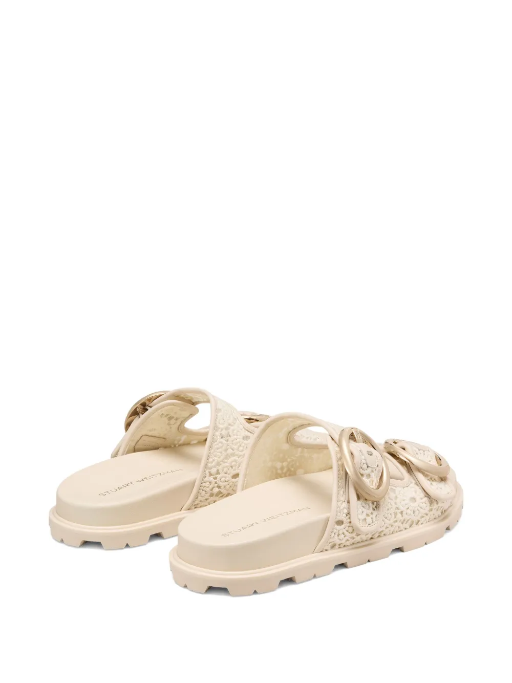 Stuart Weitzman Benni slides Neutrals