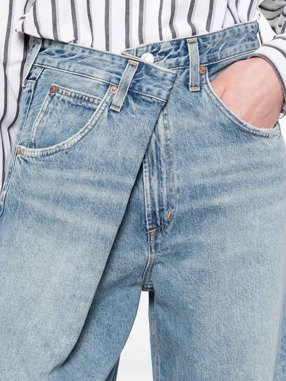 AGOLDE Vana jeans Blauw