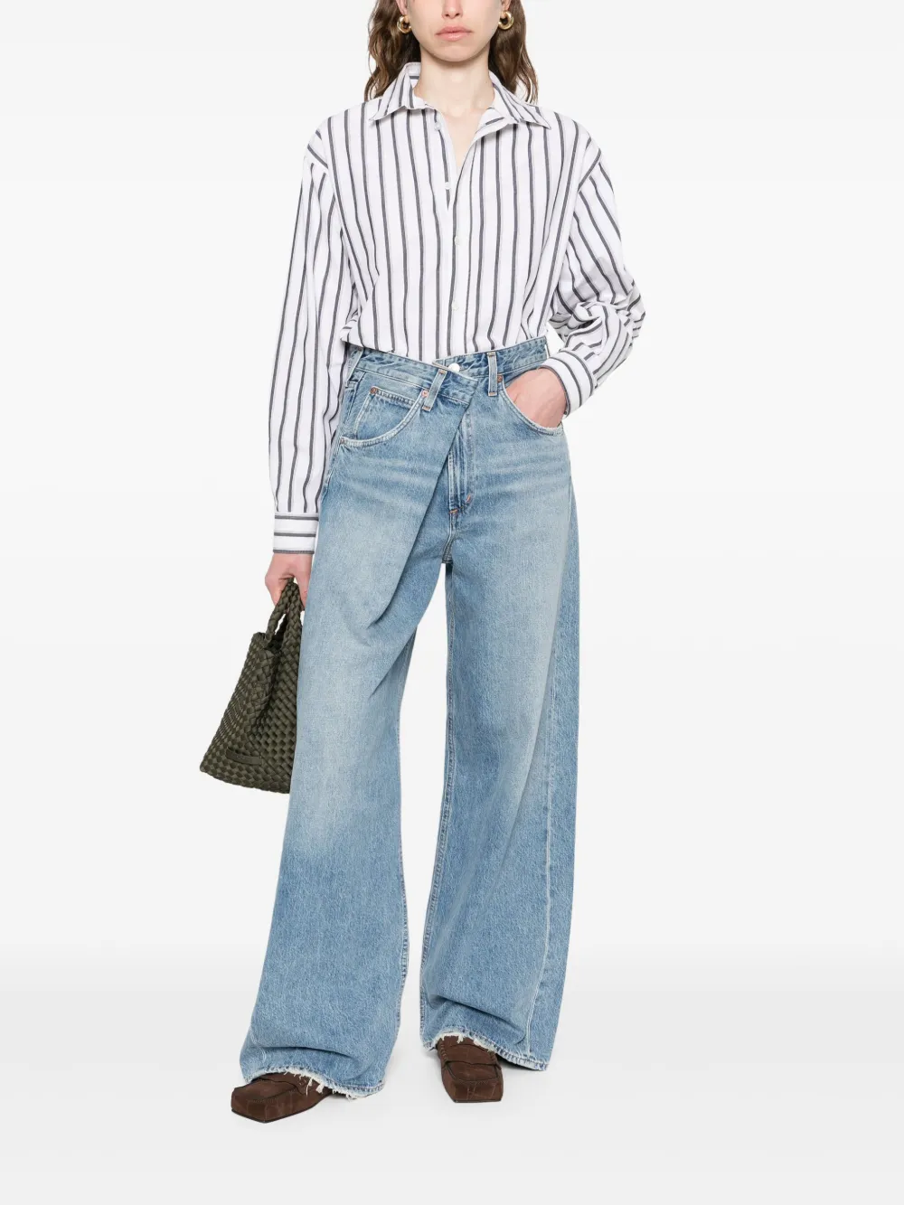 AGOLDE Vana jeans - Blauw