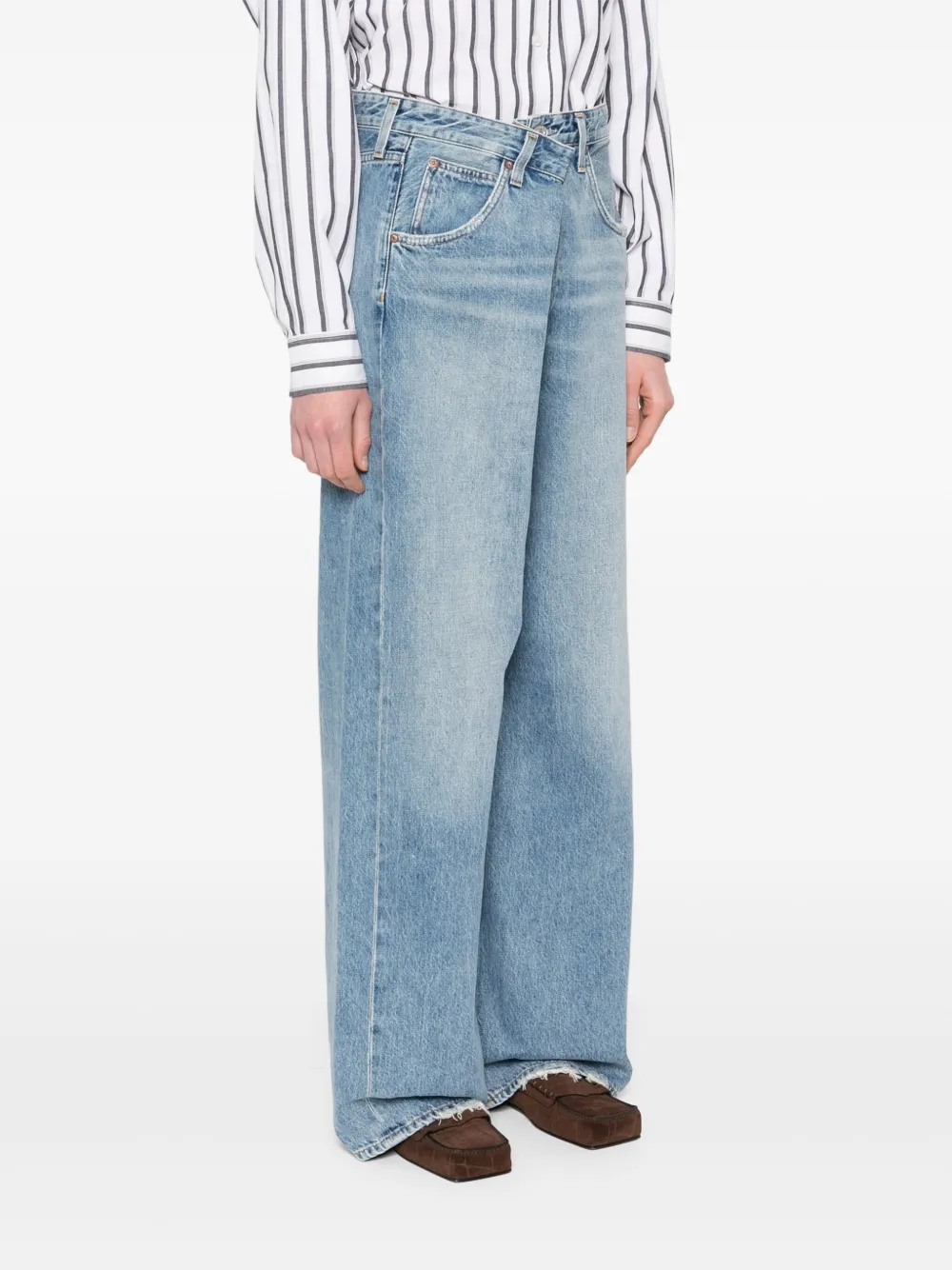 AGOLDE Vana jeans Blauw