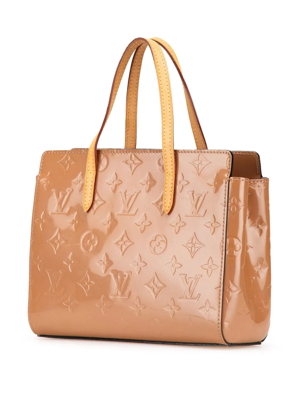Louis Vuitton Pre-Owned 2013 모노그램 베르니 카탈리나 BB 핸드백 | 브라운 | FARFETCH KR
