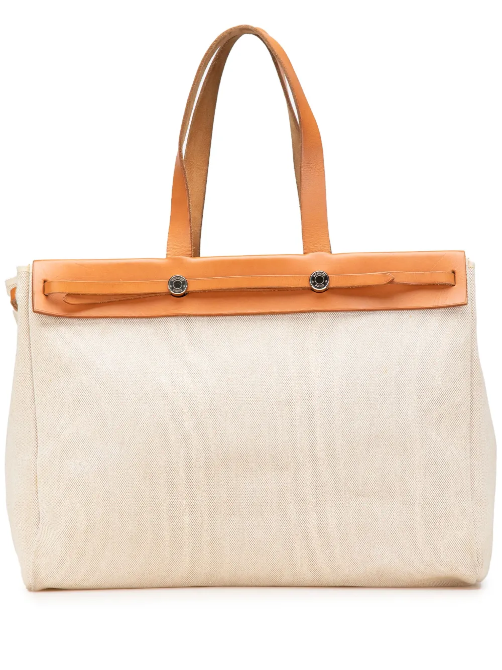 Hermès Pre-Owned 2002 Toile Herbag Cabas GM tote bag | Brown | Image 1