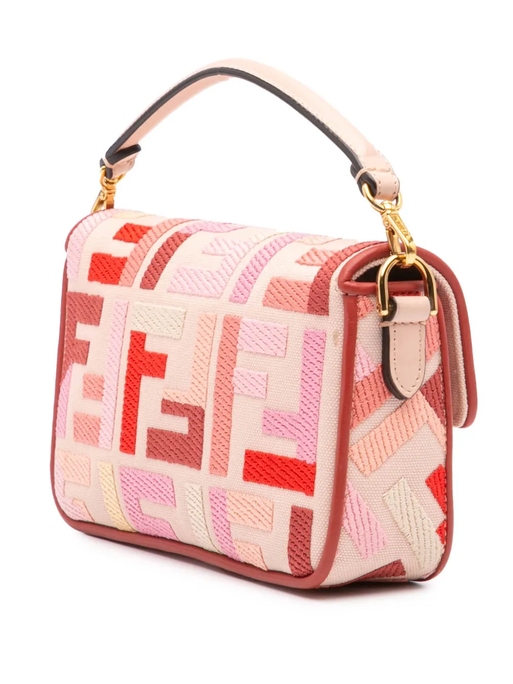 Fendi Pre-Owned 2010-2024 Mini Zucca Embroidered Baguette satchel | Pre-Owned | Image 2