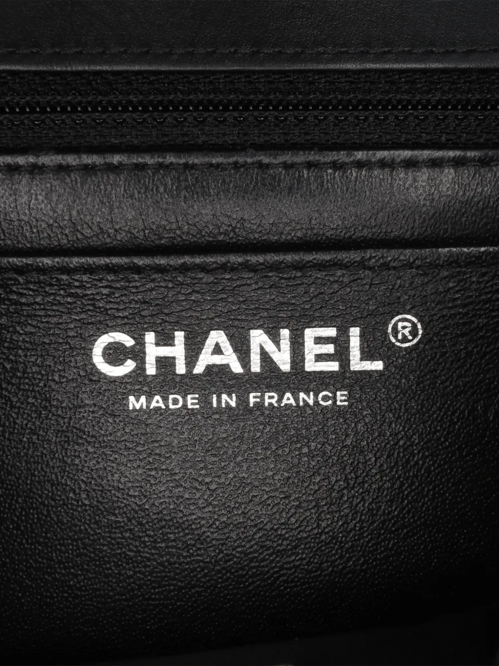 Pre-owned Chanel 2021-2024 Mini Square Classic Patent So Black Single Flap Crossbody Bag