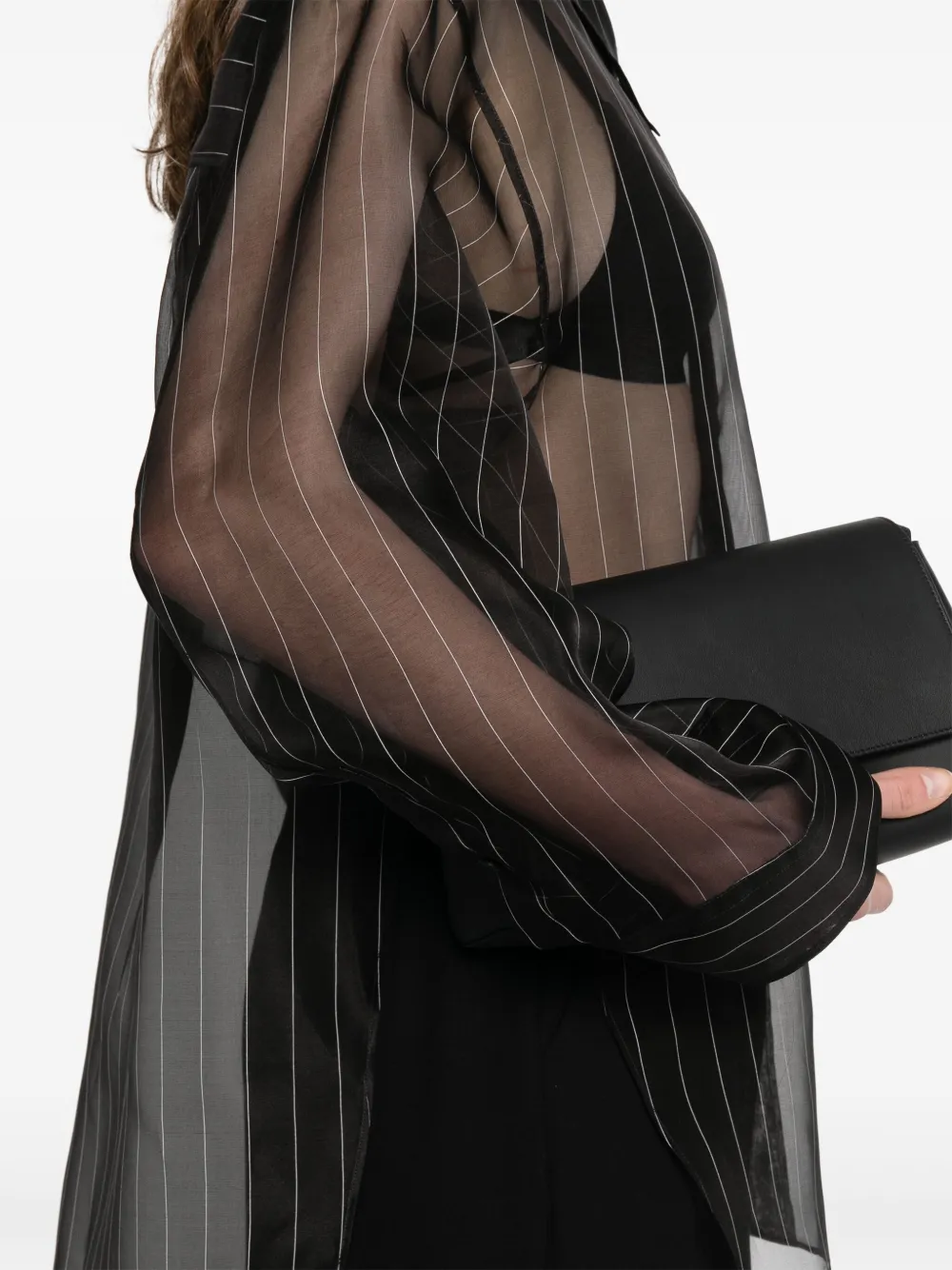 KHAITE Zijden blouse Zwart