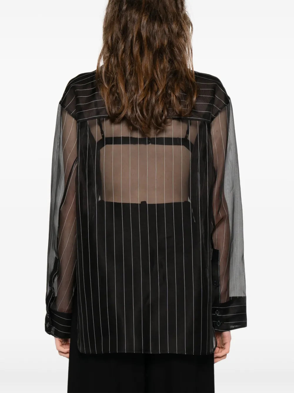 KHAITE Zijden blouse Zwart