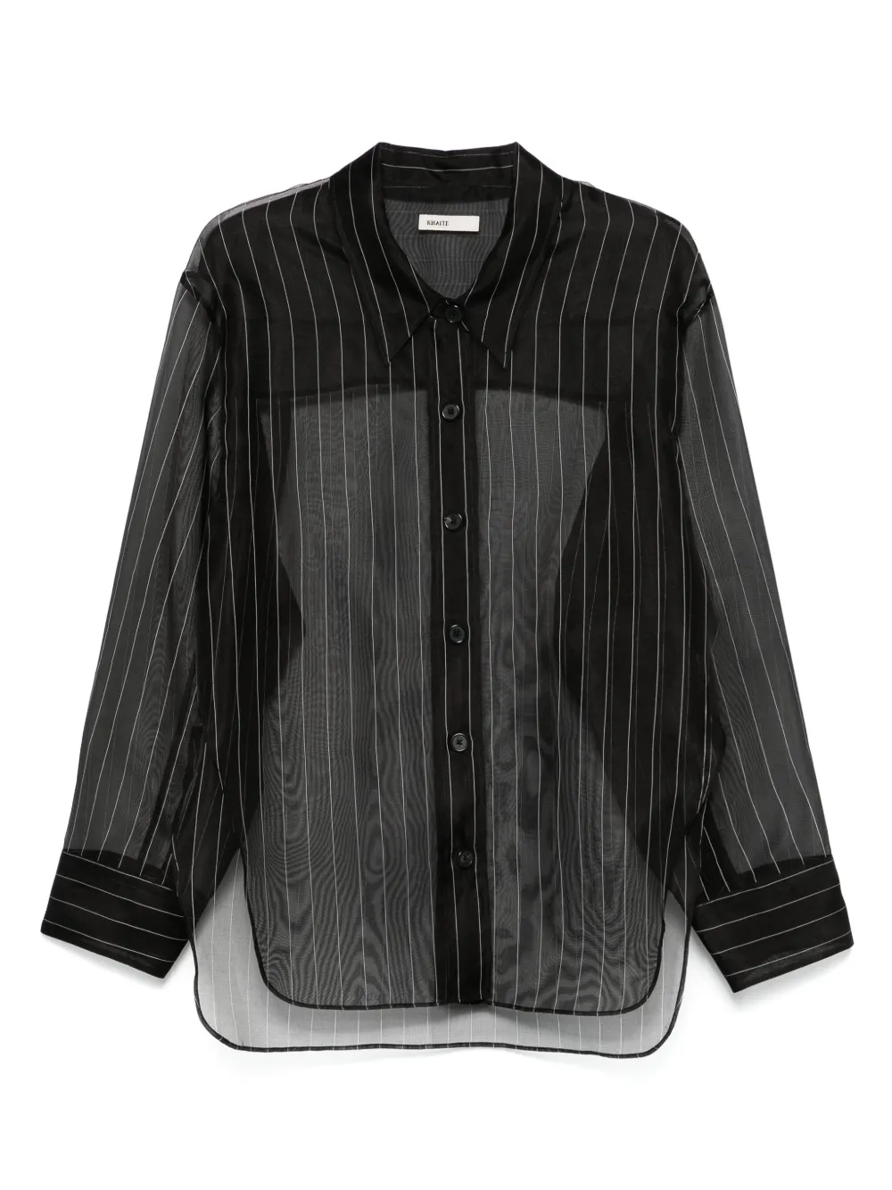 KHAITE camisa de seda | negro | Image 1
