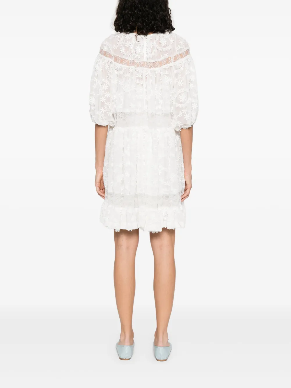 N°21 EMBROIDERED MINI DRESS