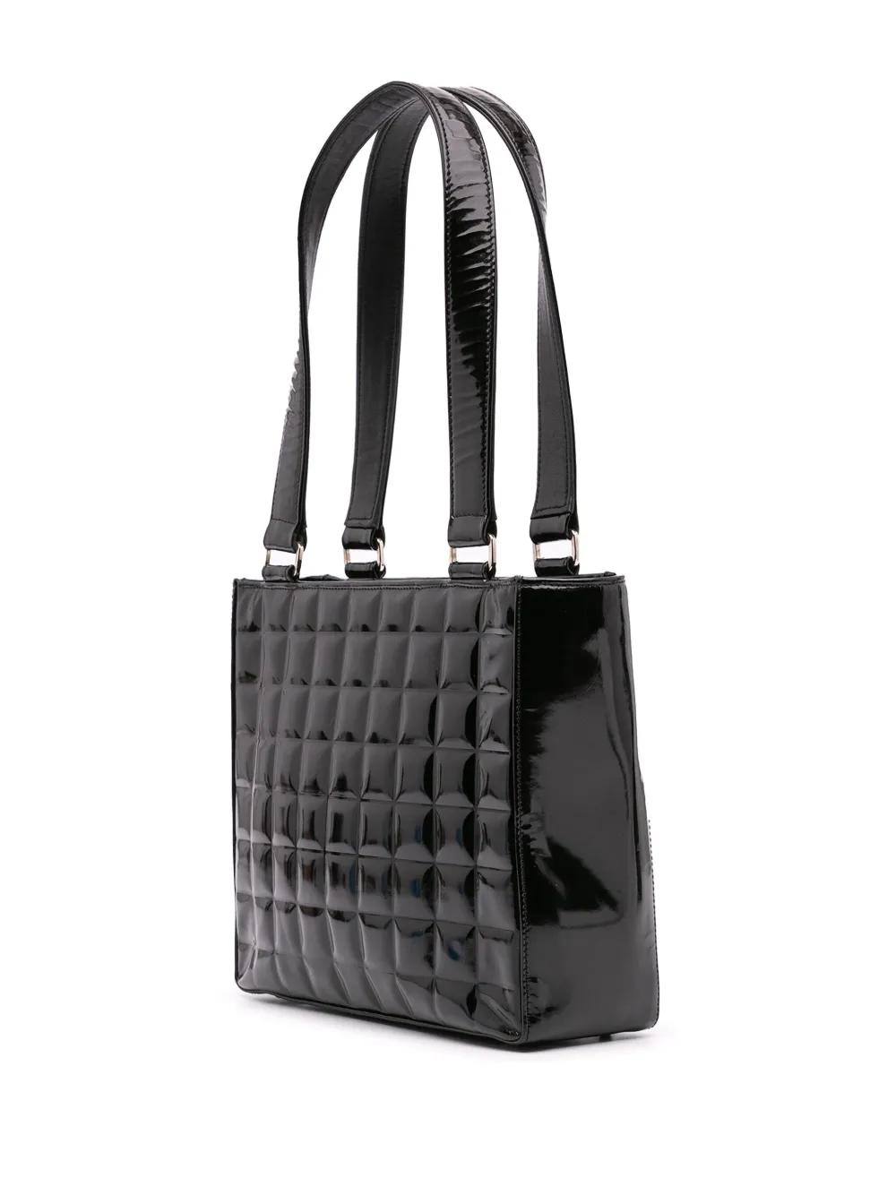 CHANEL Pre-Owned sac porté épaule verni à matelassage Chocolate Bar (2002-2003) | Pre-owned | Image 2