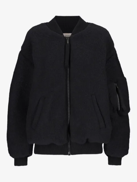 Laneus Bomberjacke aus Bouclé