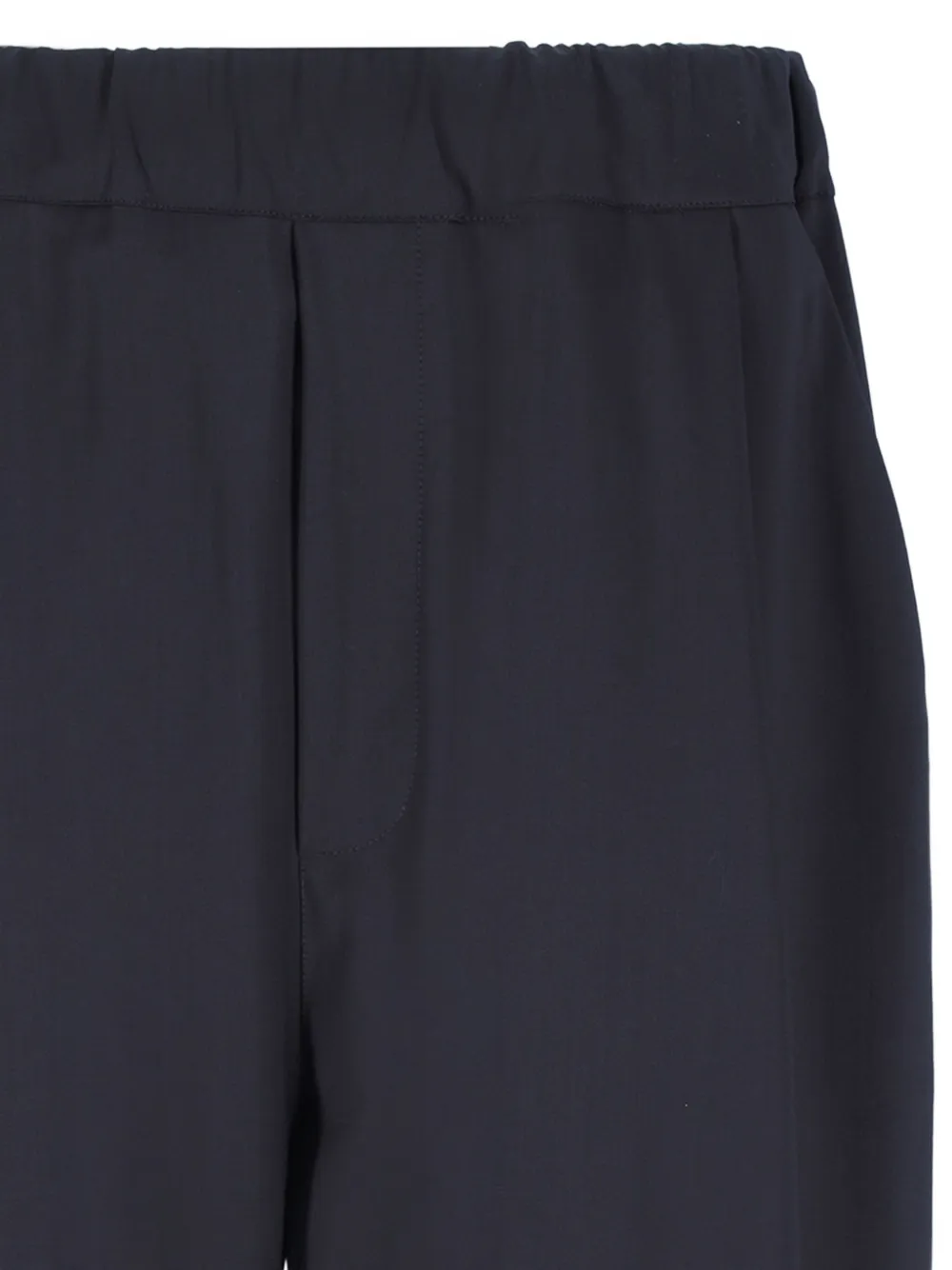 Laneus Patch-pocket Wool Trousers In Blue