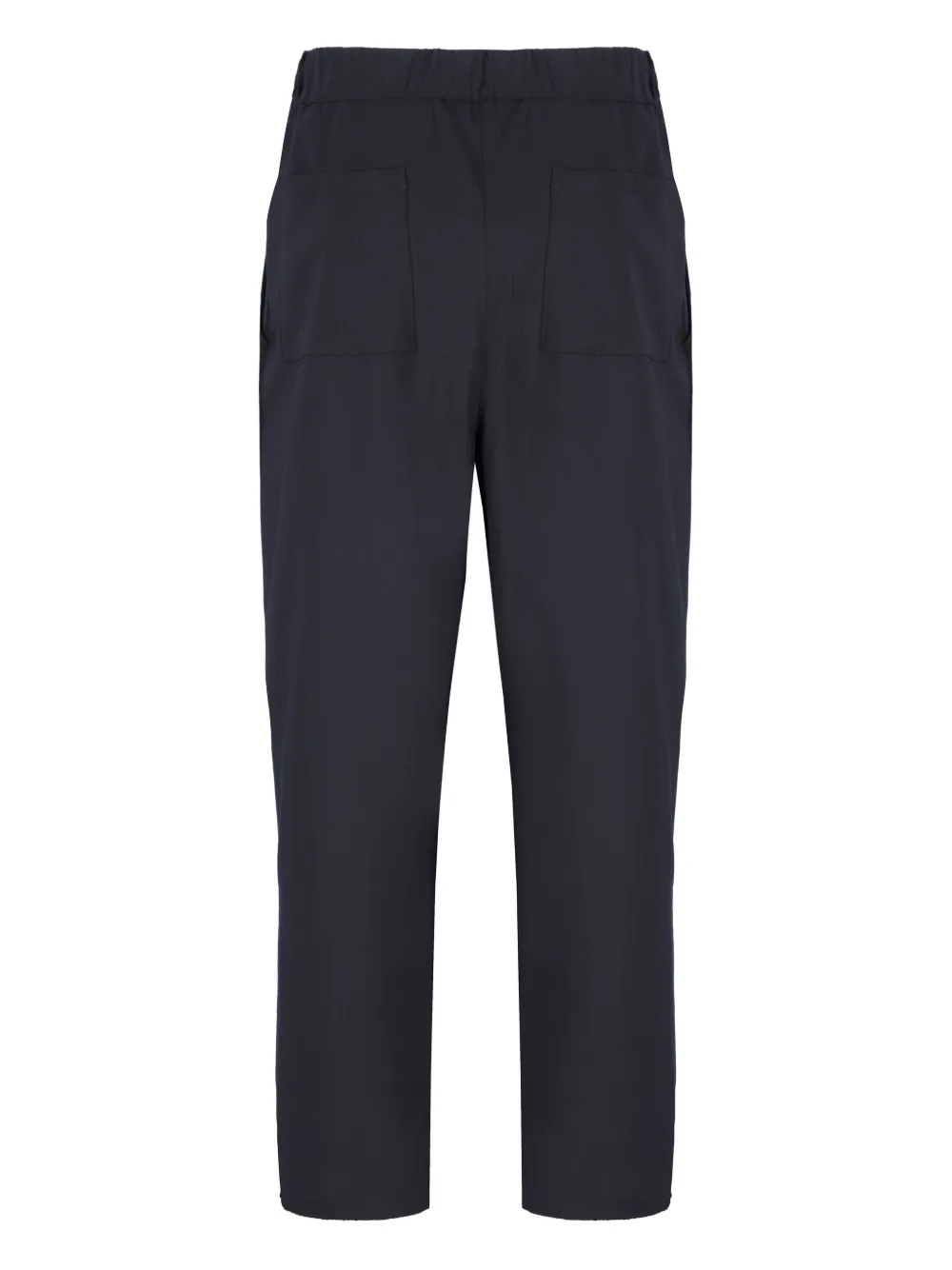 Laneus patch-pocket wool trousers - Blauw