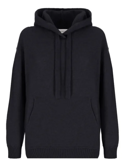 Laneus hooded knitted sweater
