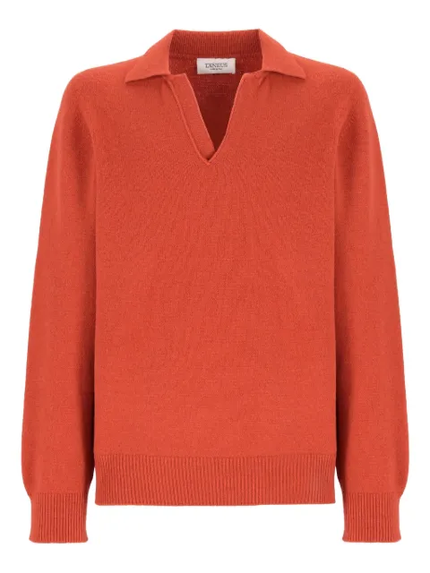 Laneus knitted V-neck sweater 