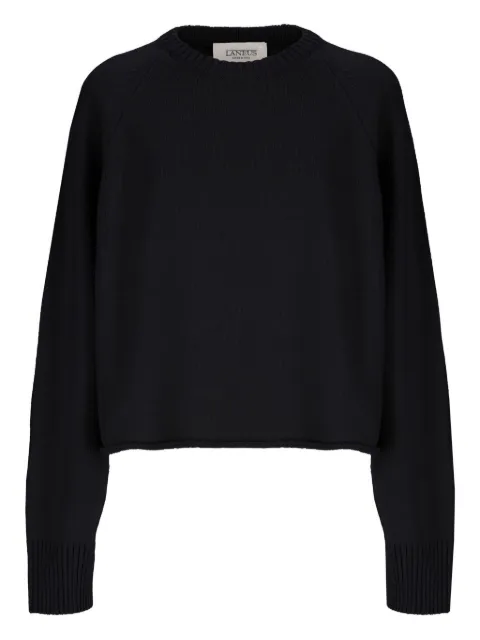 Laneus raglan-sleeve cropped jumper