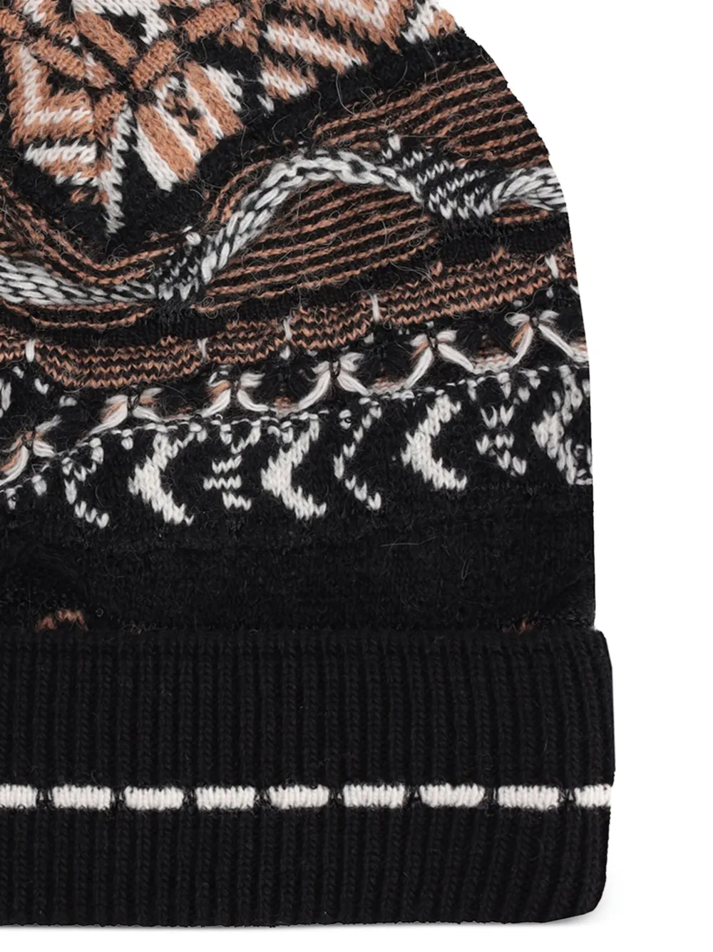 Laneus Gebreide muts Zwart