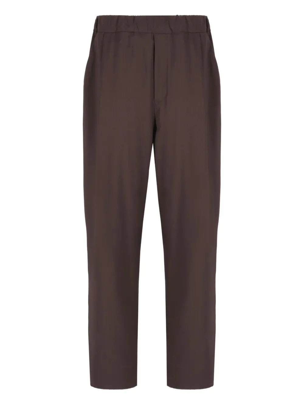 Laneus elastic-waistband pocket trousers | Brown | Image 1