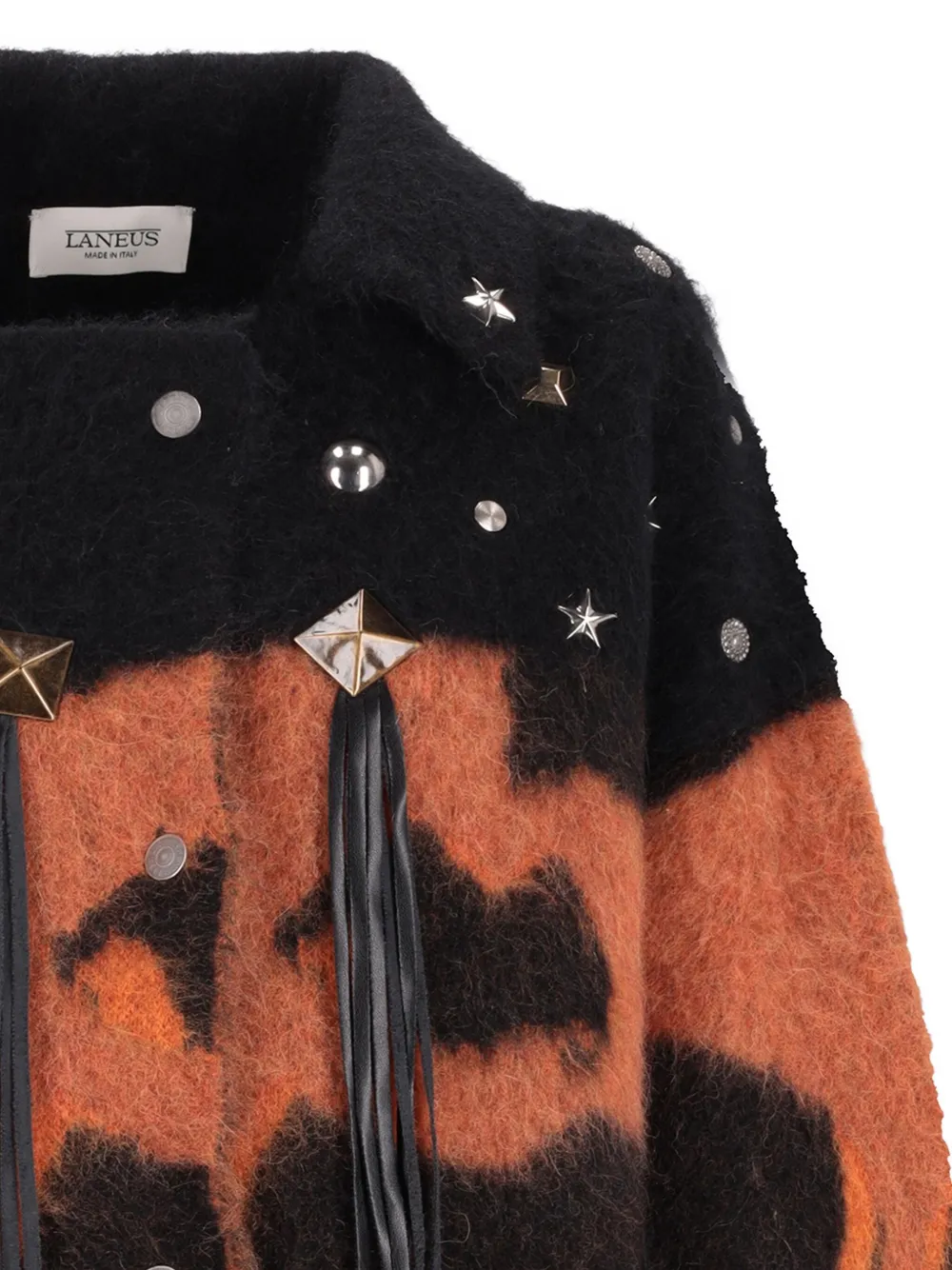 Laneus Jack met franje Zwart