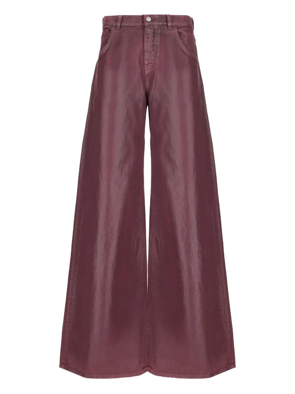 Laneus coated trousers | Red | Image 1