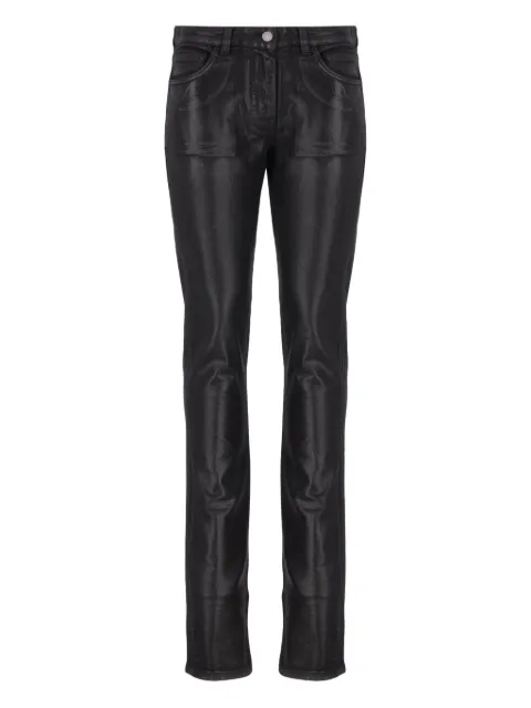 Laneus metallic-effect trousers