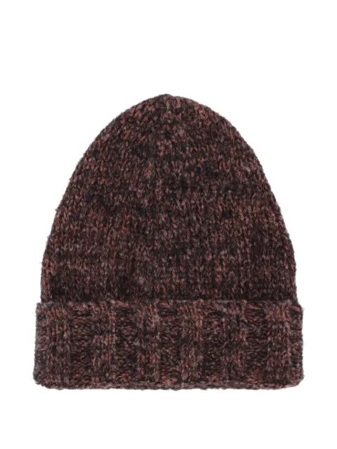 Laneus ribbed beanie hat