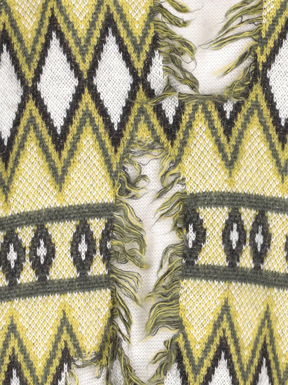 Laneus Trui met franje Geel