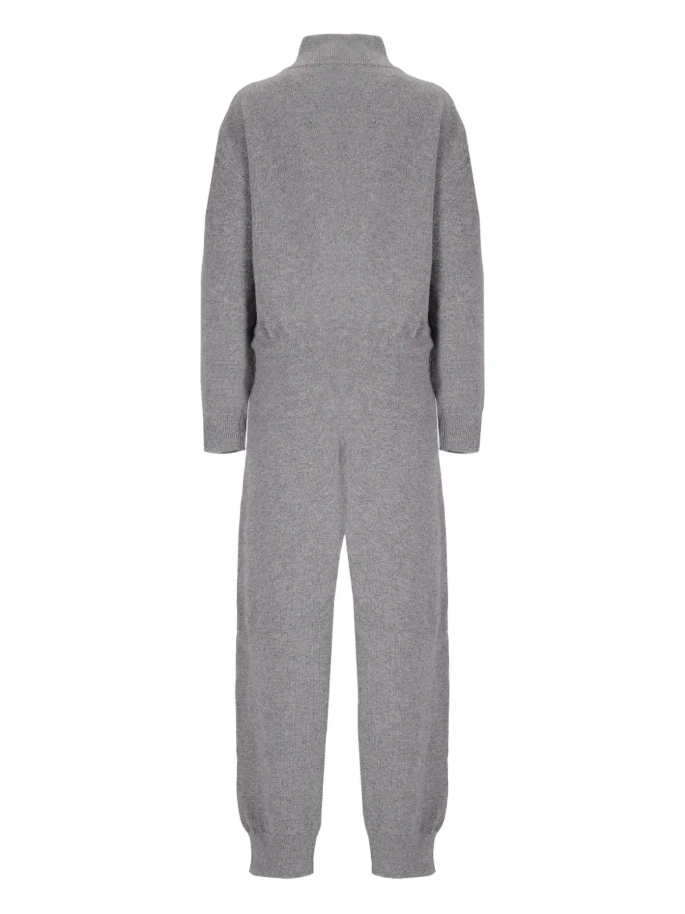 Laneus Knitted Jumpsuit In Gray