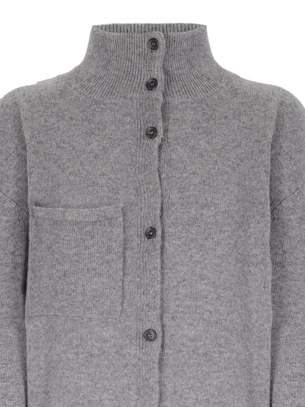 Laneus Knitted Jumpsuit In Gray