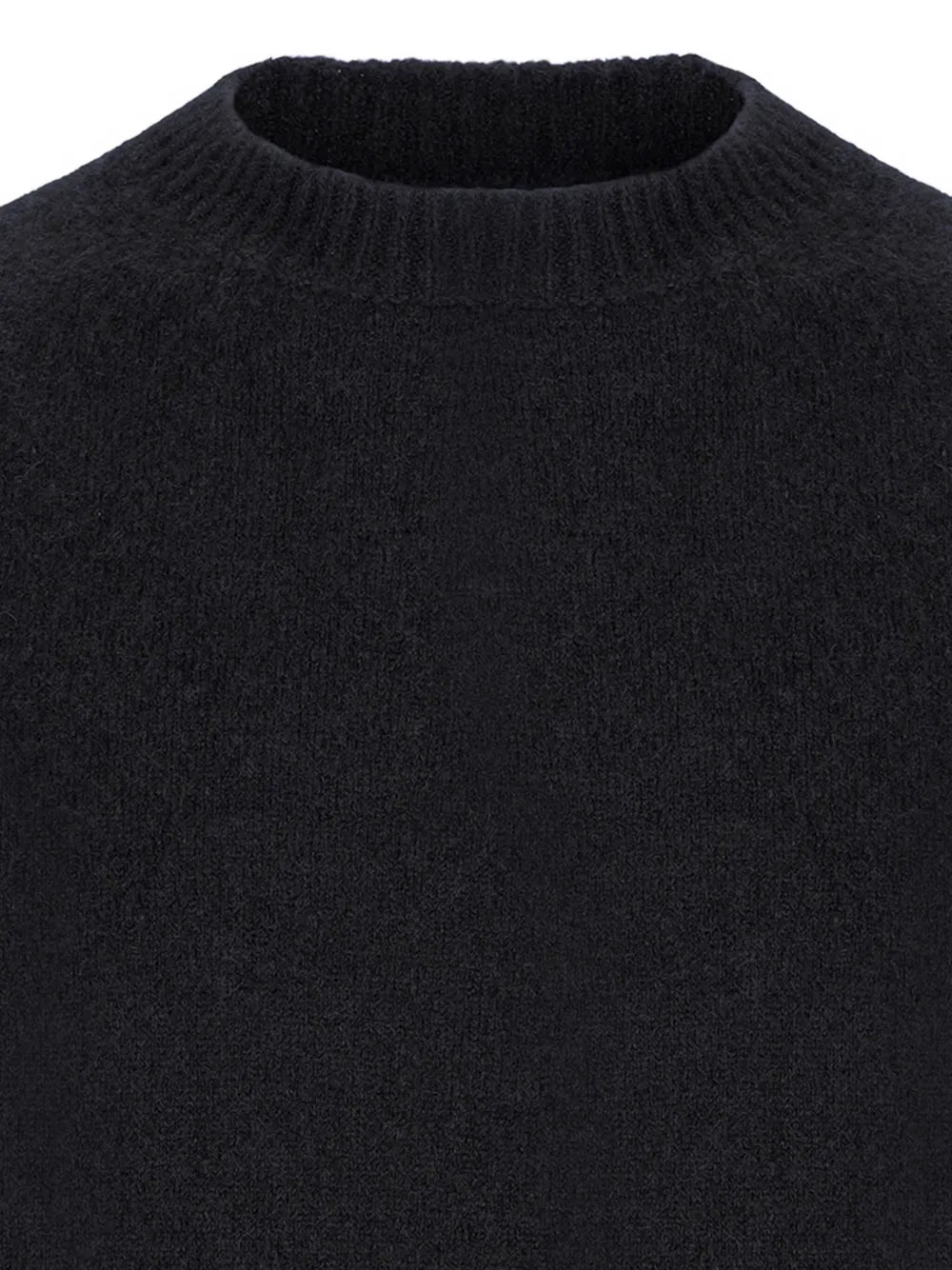 Laneus Sweater met ronde hals Zwart