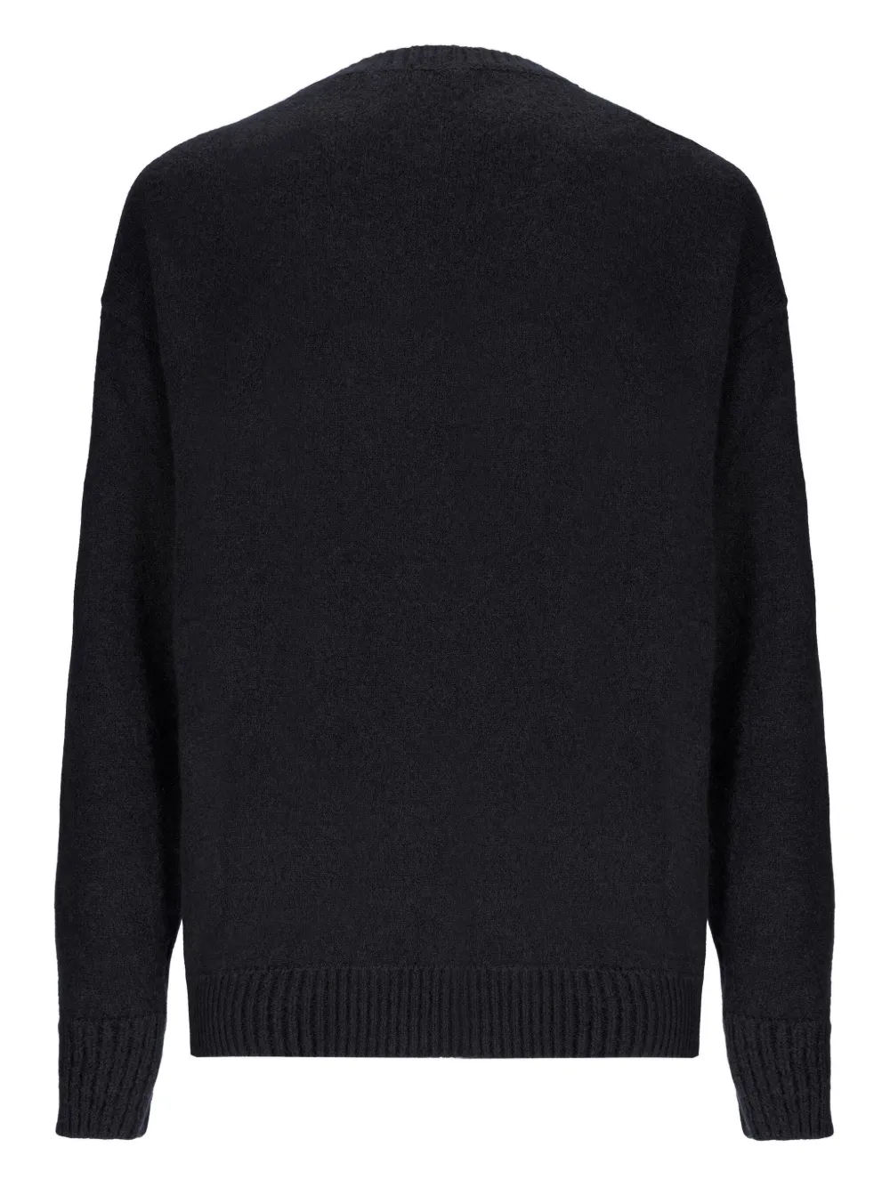 Laneus Sweater met ronde hals - Zwart