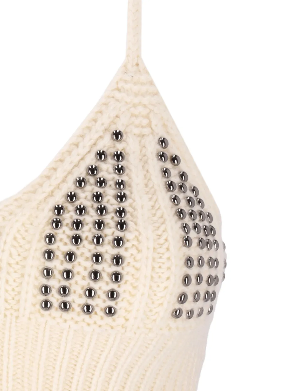 Laneus Gebreide top Beige