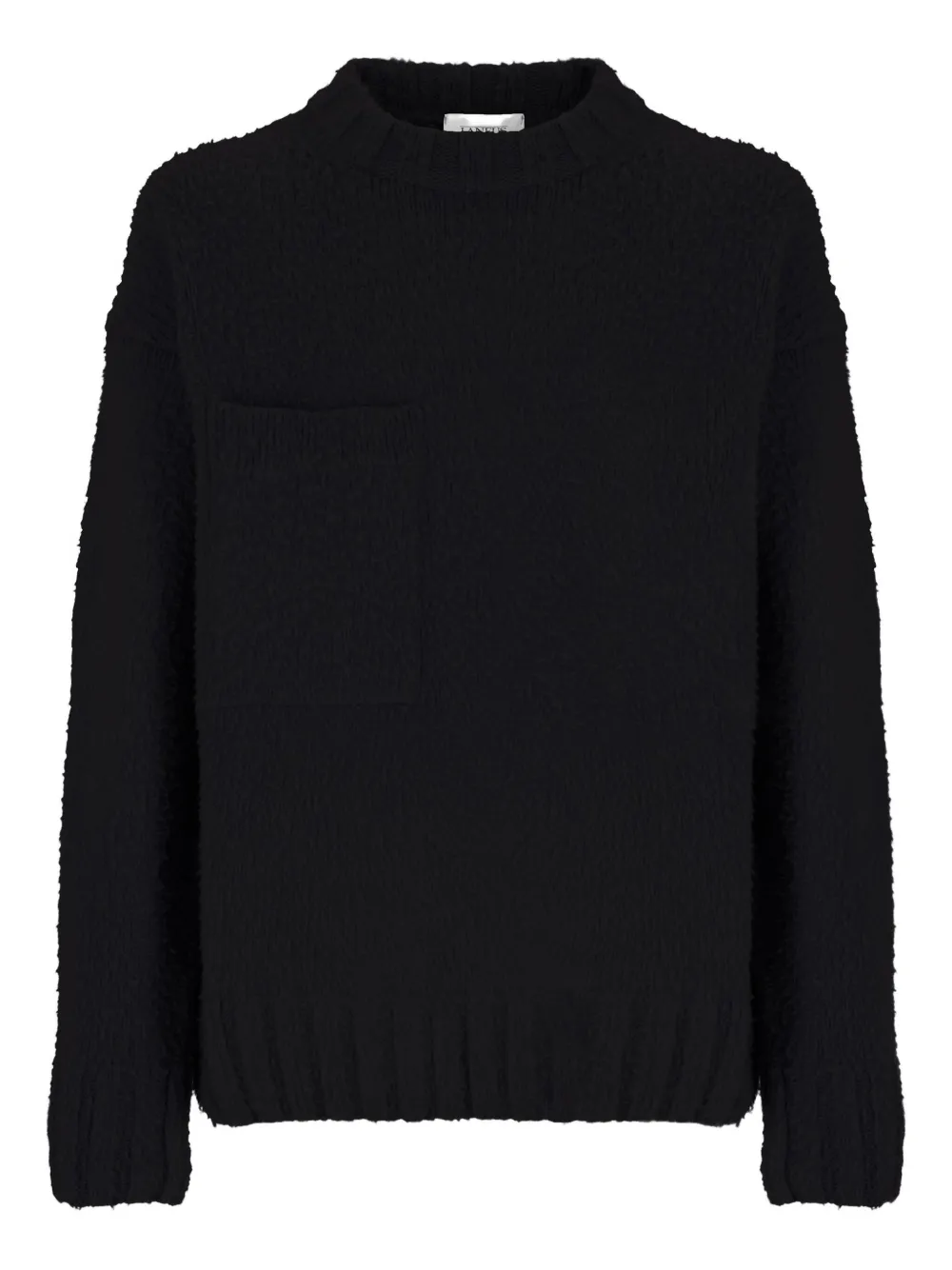 Laneus crew-neck wool sweater | Black | Image 1