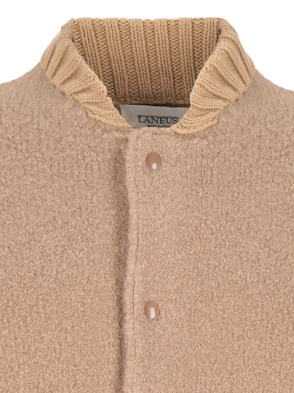 Laneus Snap-fastening Bomber Jacket In Gold