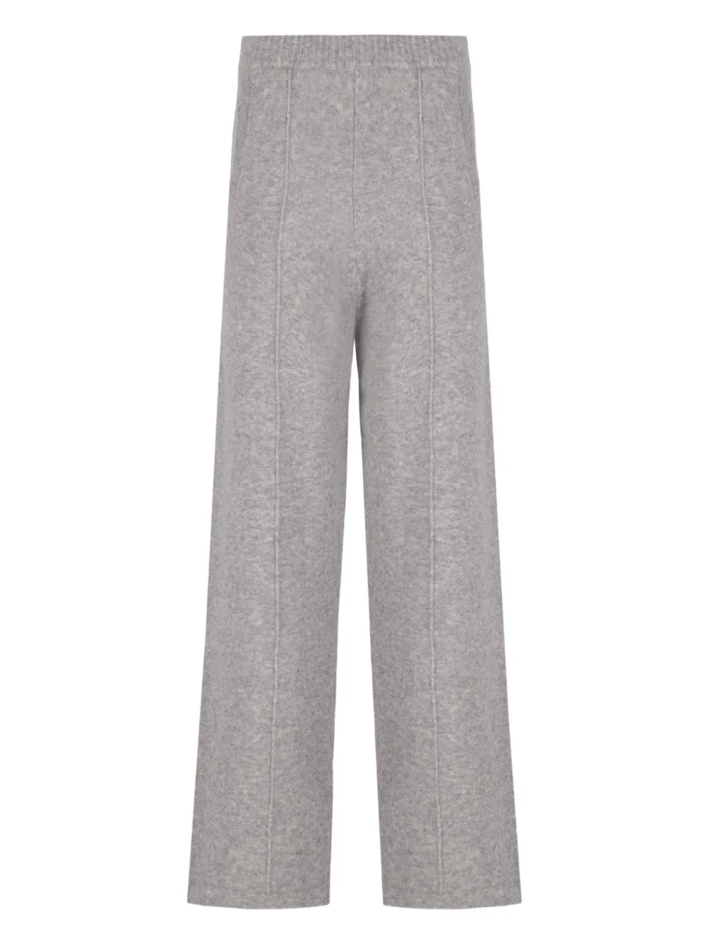 Laneus Side-pockets Knitted Trousers In Gray