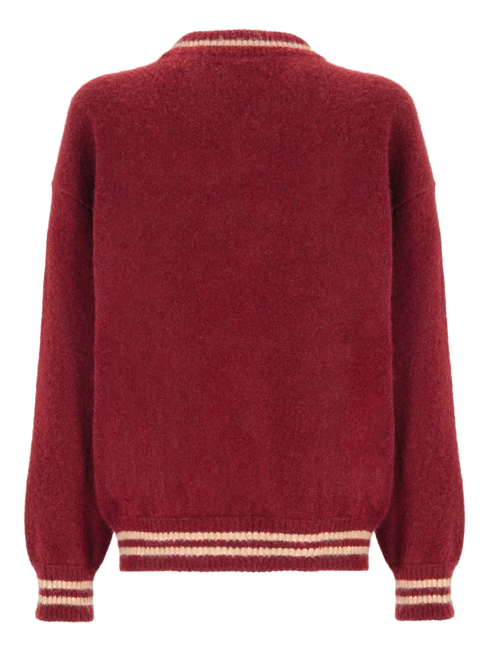 Laneus Snap-fastening Bomber Jacket In Red